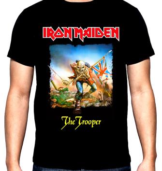 Iron Maiden, The trooper, men's  t-shirt, 100% cotton, S to 5XL
